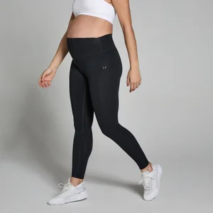 Dámske tehotenské legíny MP so stredne vysokým pásom – čierne - Size XS