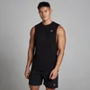 Pánske tielko MP Rest Day so zníženými prieramkami – čierne