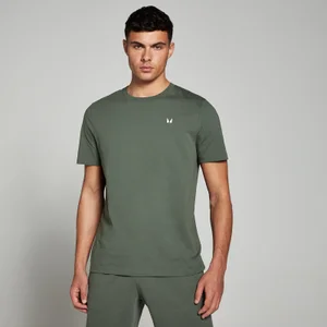 Pánske tričko MP Rest Day s krátkymi rukávmi – šedozelené - Size XS