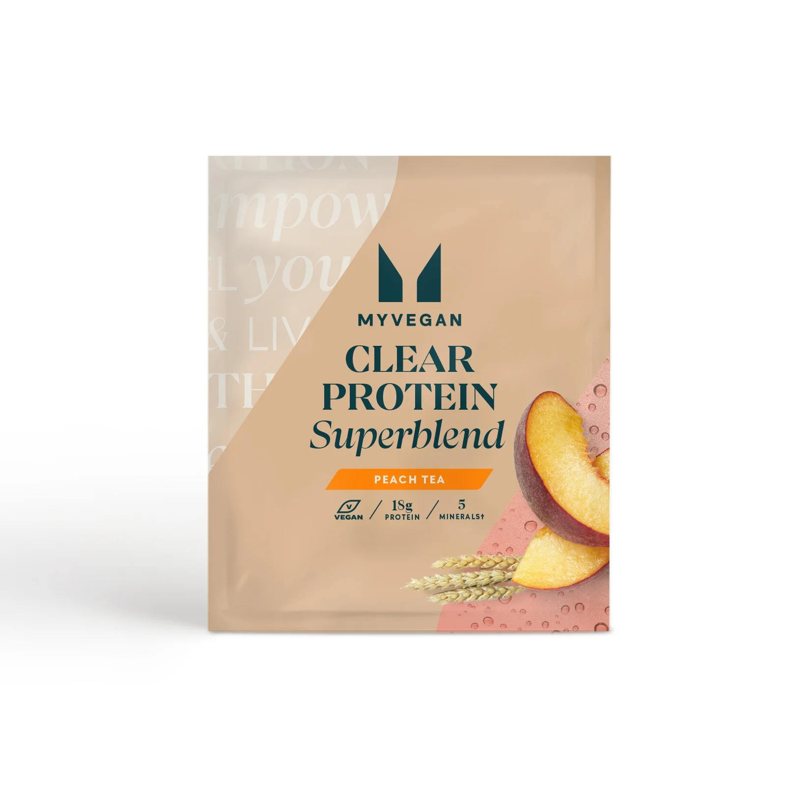 Myvegan Clear Protein Superblend (Sample) - 1servings - Peach Tea Obrázok 1