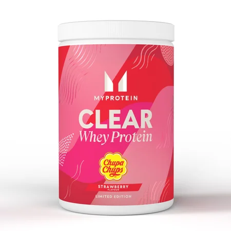 Čistá srvátková bielkovina Clear Whey – Chupa Chups® jahodová príchuť