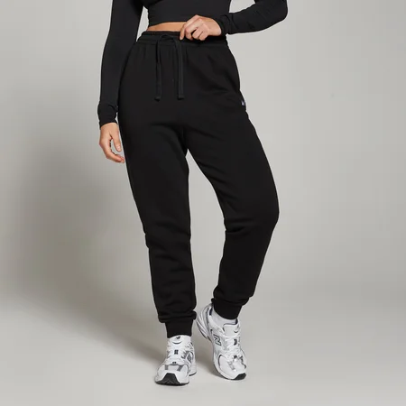 Dámske jogger nohavice MP Basics s klasickým strihom – čierne
