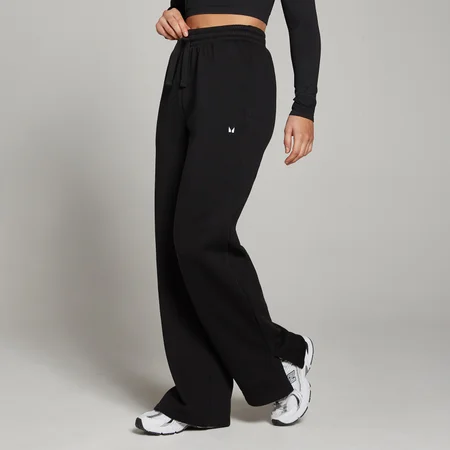 Dámske jogger nohavice MP Basics s rovným strihom – čierne