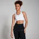 Dámska športová podprsenka MP s racer-back dizajnom – biela