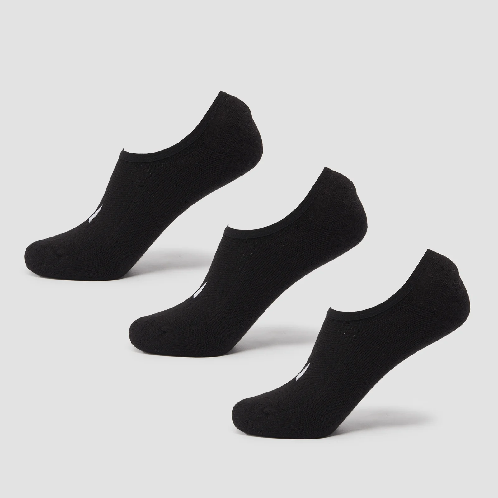 MP Unisex Invisible Socks (3 Pack) - Black - UK 2-5 Obrázok 1