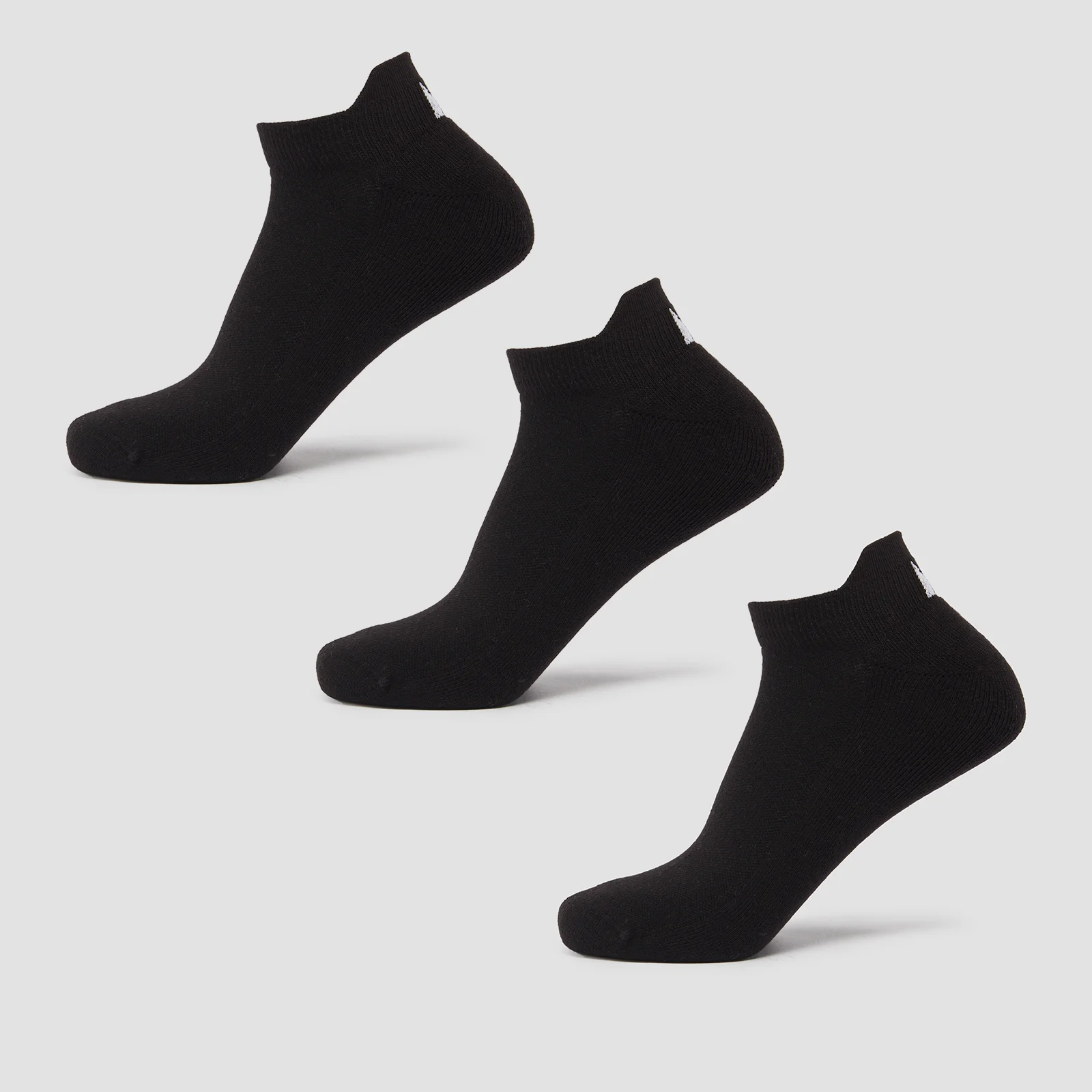 Unisex športové ponožky MP (3-balenie) – čierne - UK 9-11 Obrázok 1