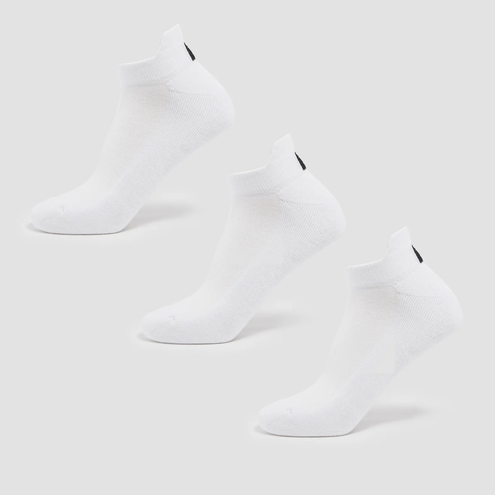 Unisex športové ponožky MP (3-balenie) – biele - UK 9-11 Obrázok 1