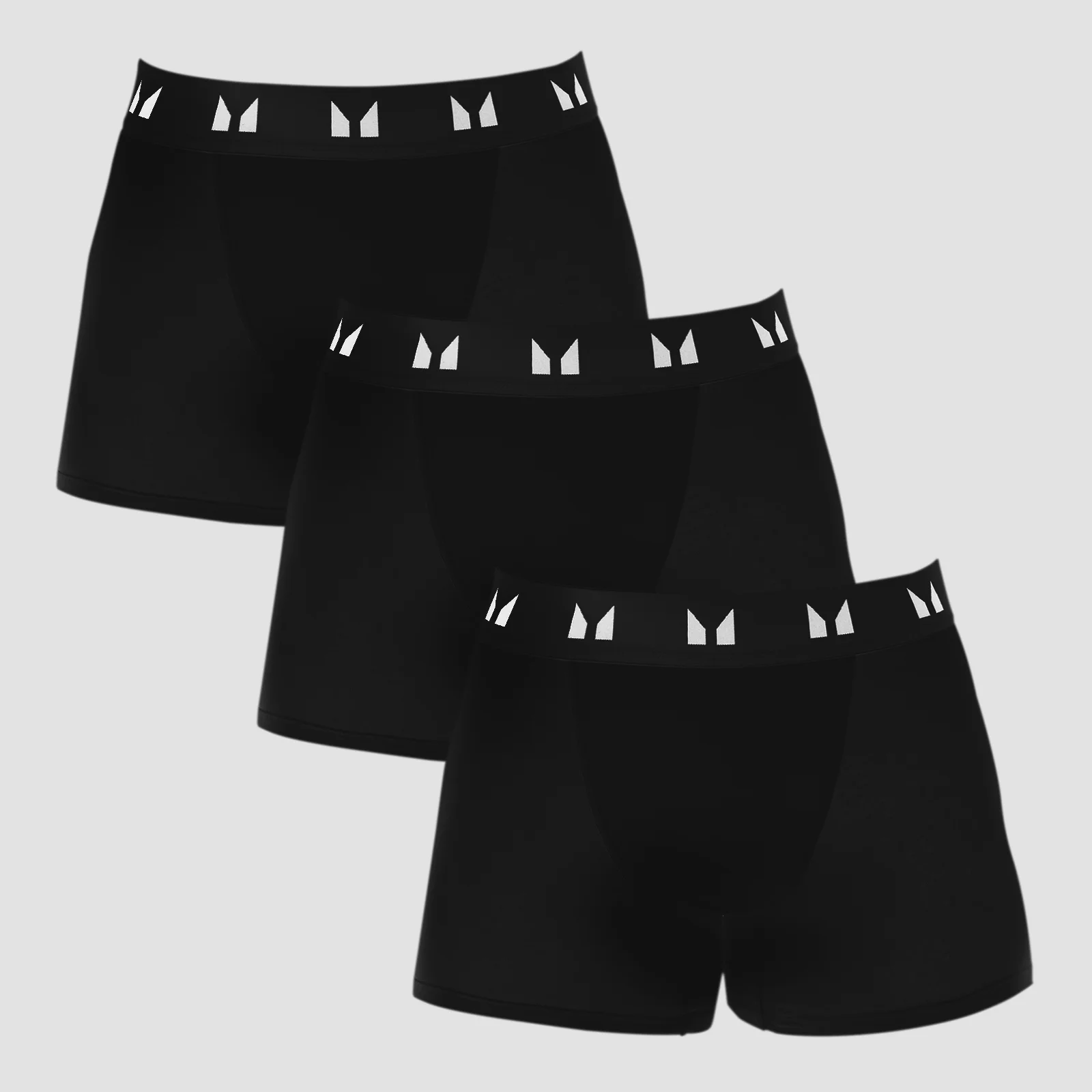 MP Pánske športové boxerky - Čierne (trojbalenie) - XS Obrázok 1