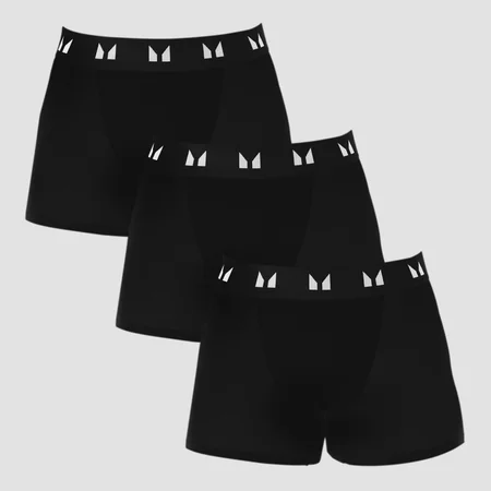 MP Pánske športové boxerky - Čierne (trojbalenie)