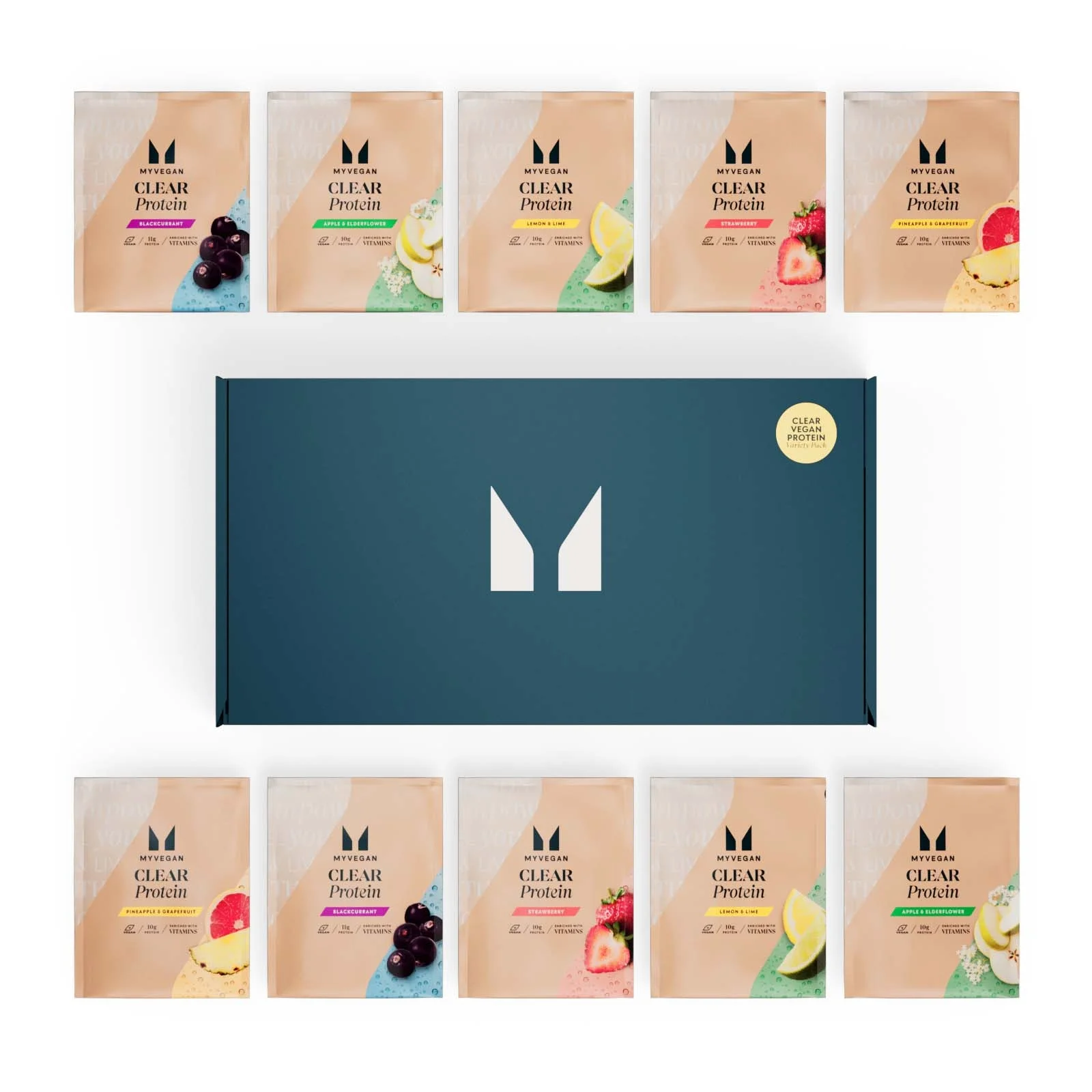 Myvegan Clear Vegan Variety Pack (New 10 serve) Obrázok 1