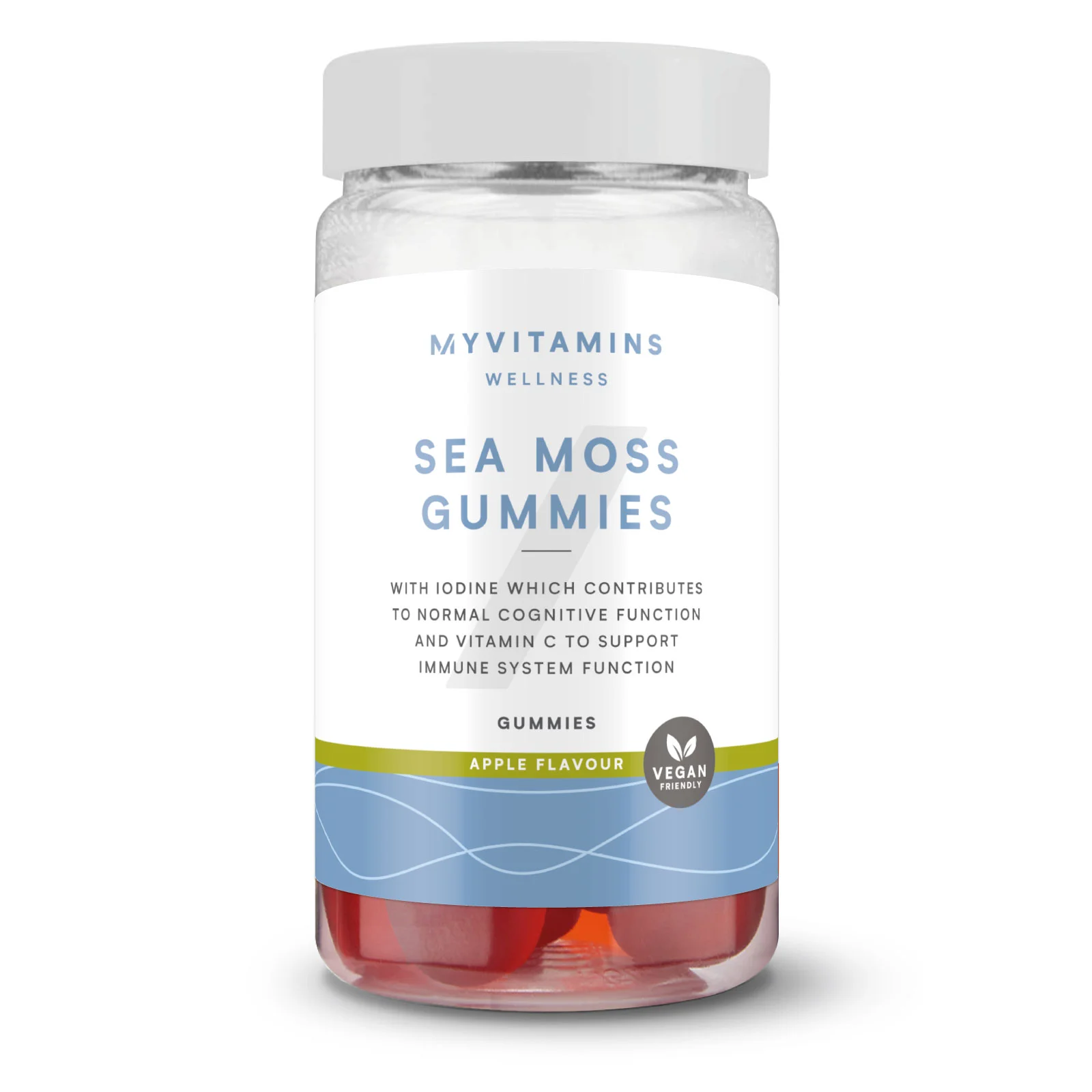 Želé pastilky s írskym machom - 60gummies - Jablko Obrázok 1