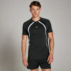 MP pánske tričko Tempo Panel - Čierna - Size XS
