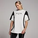 Dámske oversize tričko MP Tempo Contrast Retro – biele