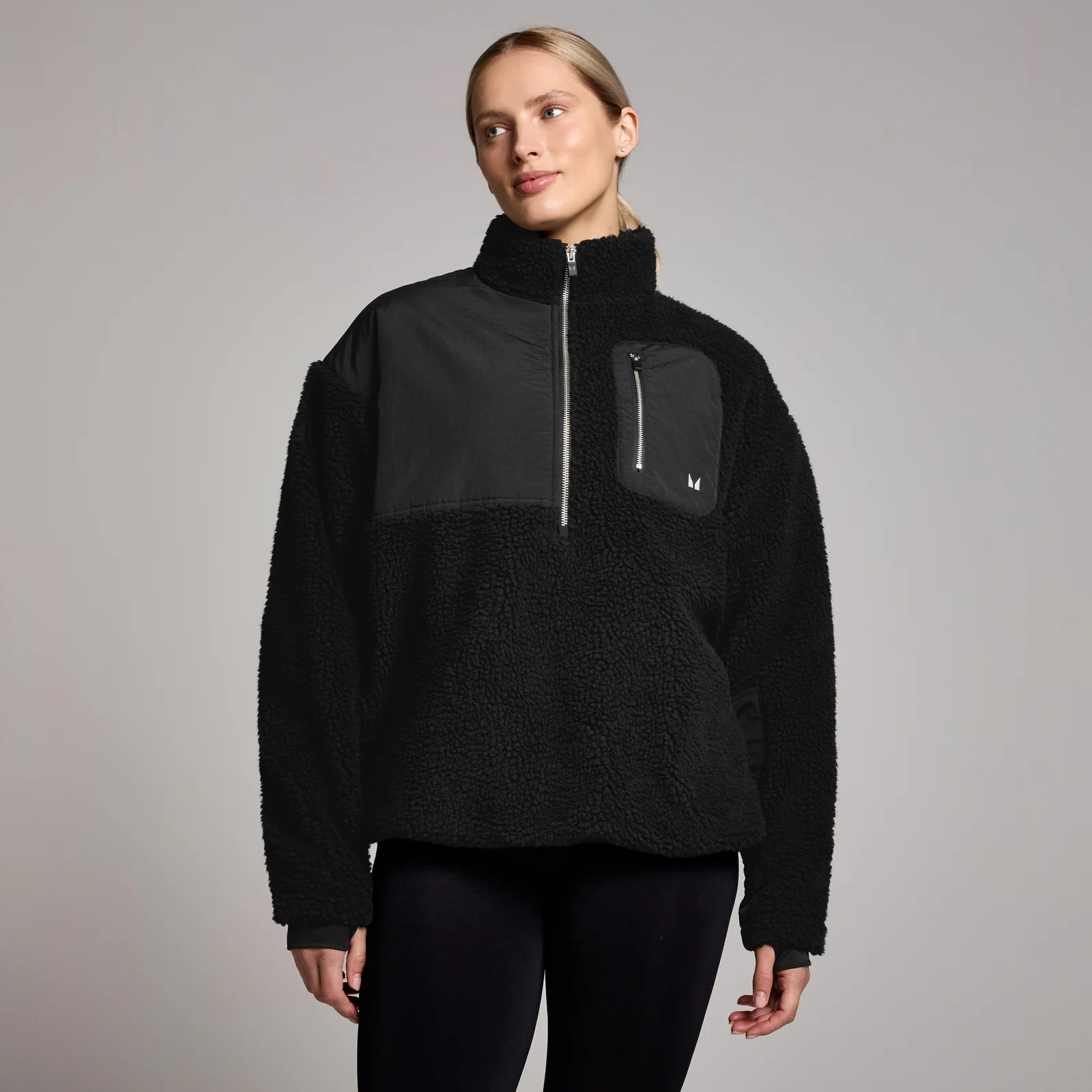 Dámska tkaná bunda MP Tempo Studio Borg – čierna - XS Obrázok 1