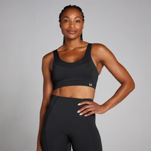 Dámska športová lepená podprsenka MP Tempo Ultra – čierna - Size XS