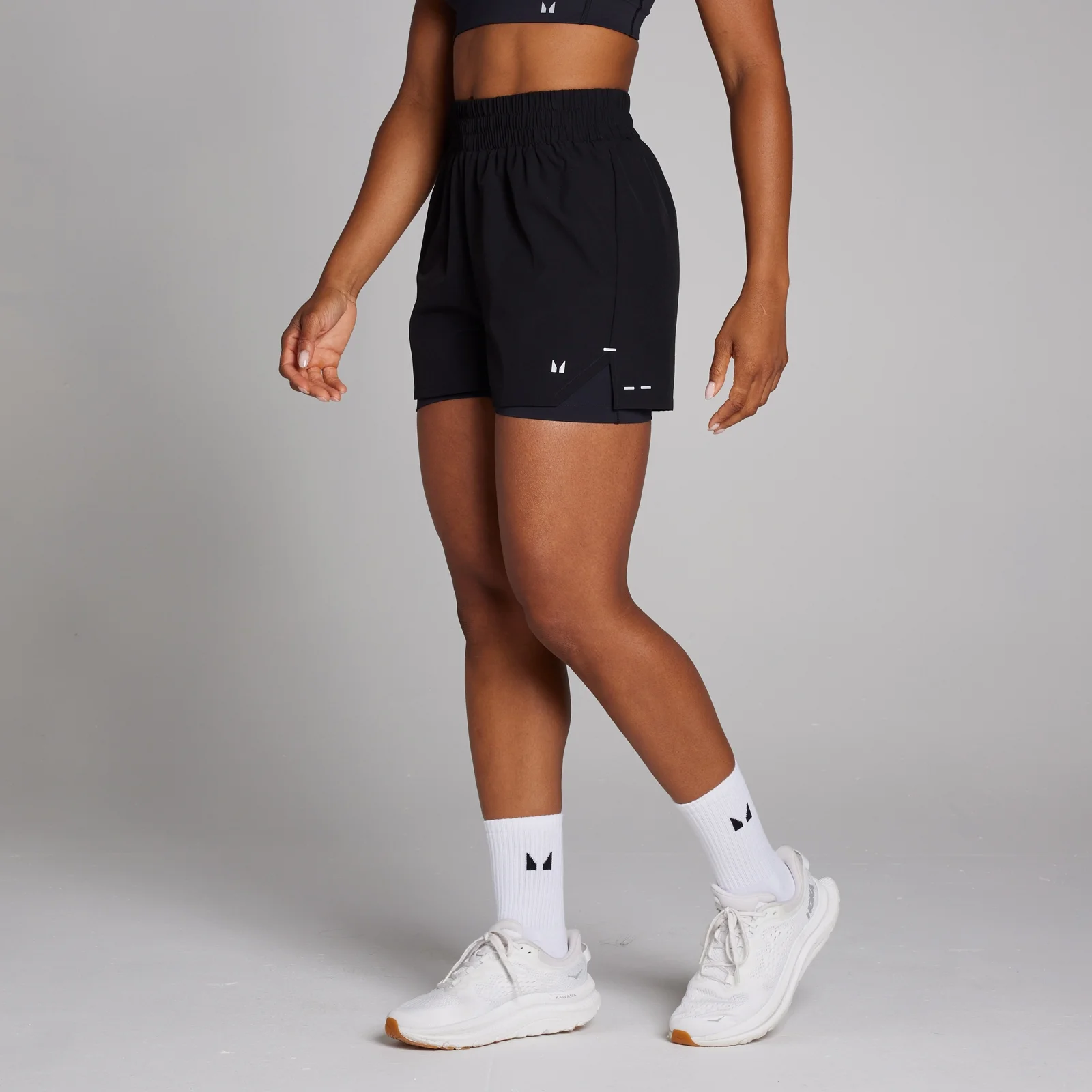 Dámske ľahké dvojdielne kraťasy MP Velocity Ultra – čierne - XS Obrázok 1