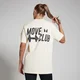 Oversize tričko MP Move Club – retro biele