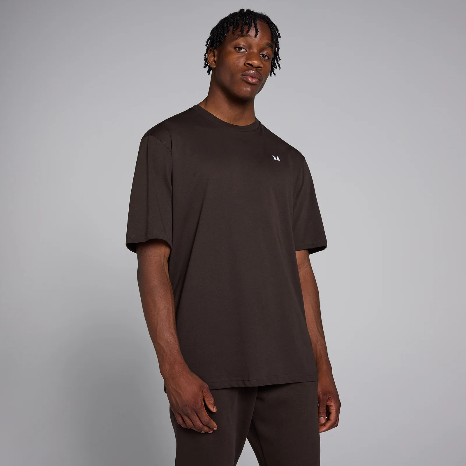 Pánske oversize tričko MP Rest Day – hnedé - L Obrázok 1