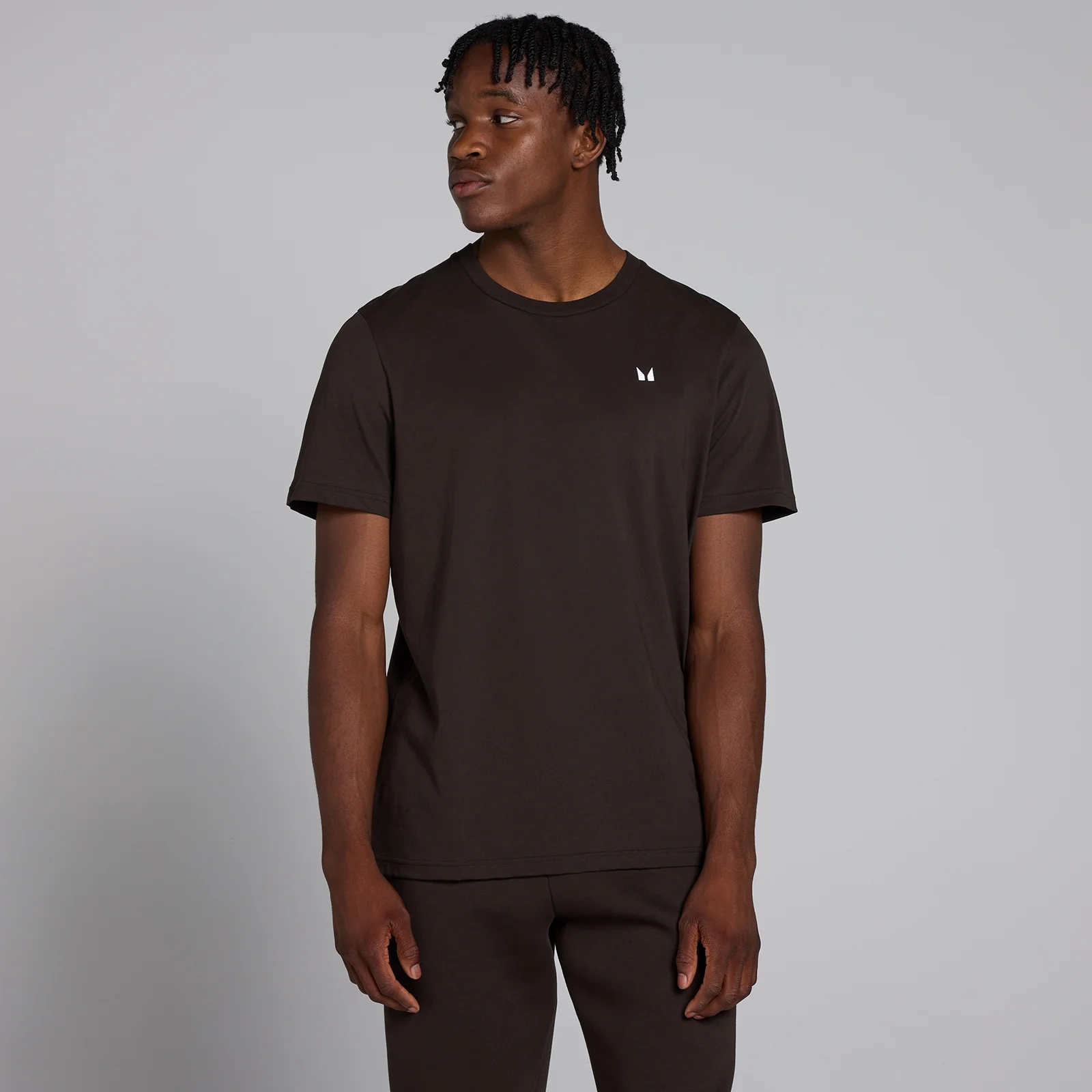 Pánske tričko MP Rest Day s krátkymi rukávmi – hnedé - S Obrázok 1