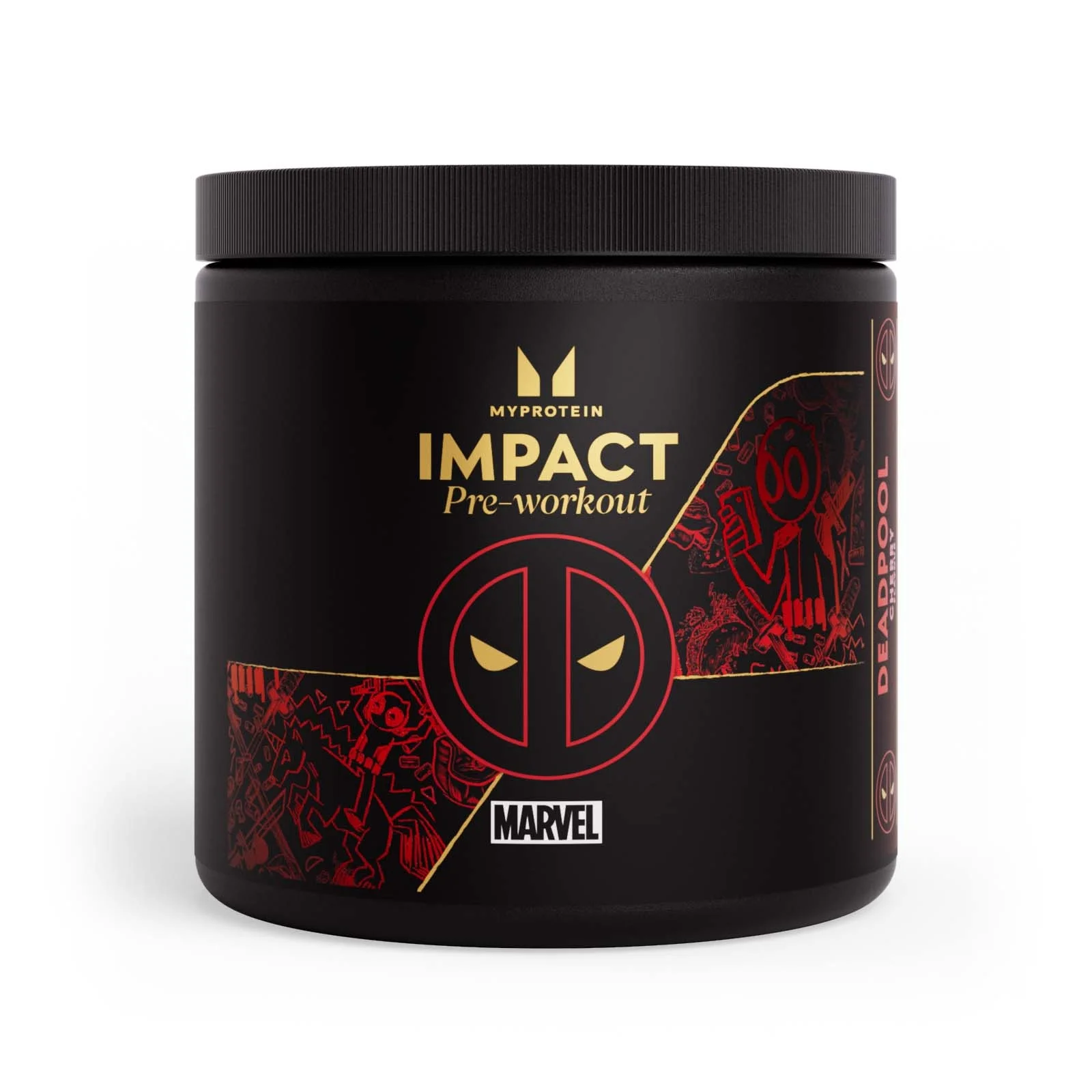 Predtréningová zmes Impact Pre-Workout – Deadpool - 40servings - Čerešňa Obrázok 1