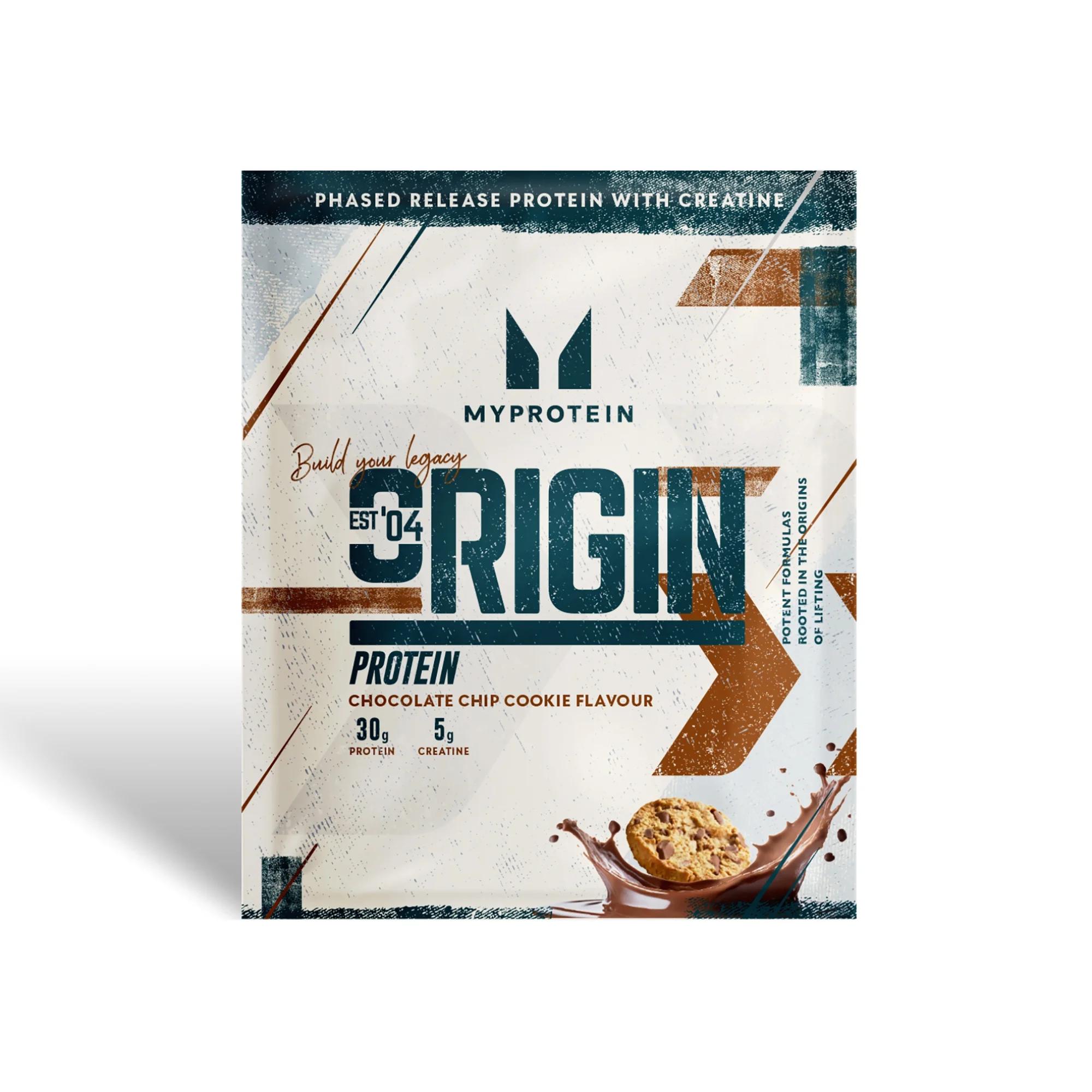 Origin Protein, with Creatine (Sample) - 1servings - Chocolate Chip Cookie Obrázok 1