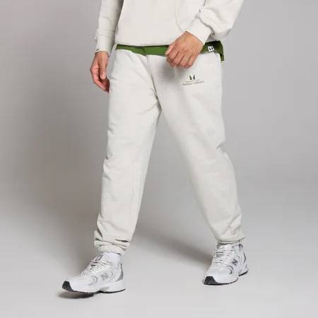 Pánske oversize jogger nohavice MP Lifestyle – sivé melírované