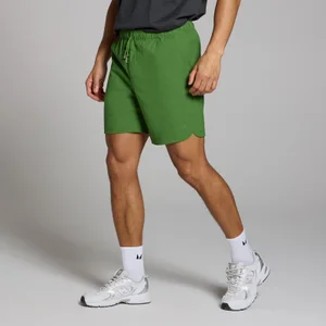 Pánske tkané kraťasy MP Lifestyle – tmavozelené - Size XS