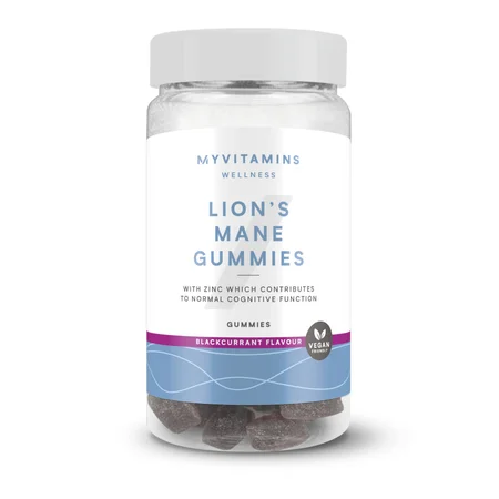 Želé pastilky s extraktom z húb - 60gummies - Lion's Mane (Focus) - Blackcurrant