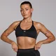 Dámska bezšvová hybridná športová podprsenka MP Tempo – čierna