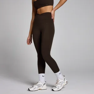 Dámske legíny MP Tempo – kávovo hnedé - Size XS