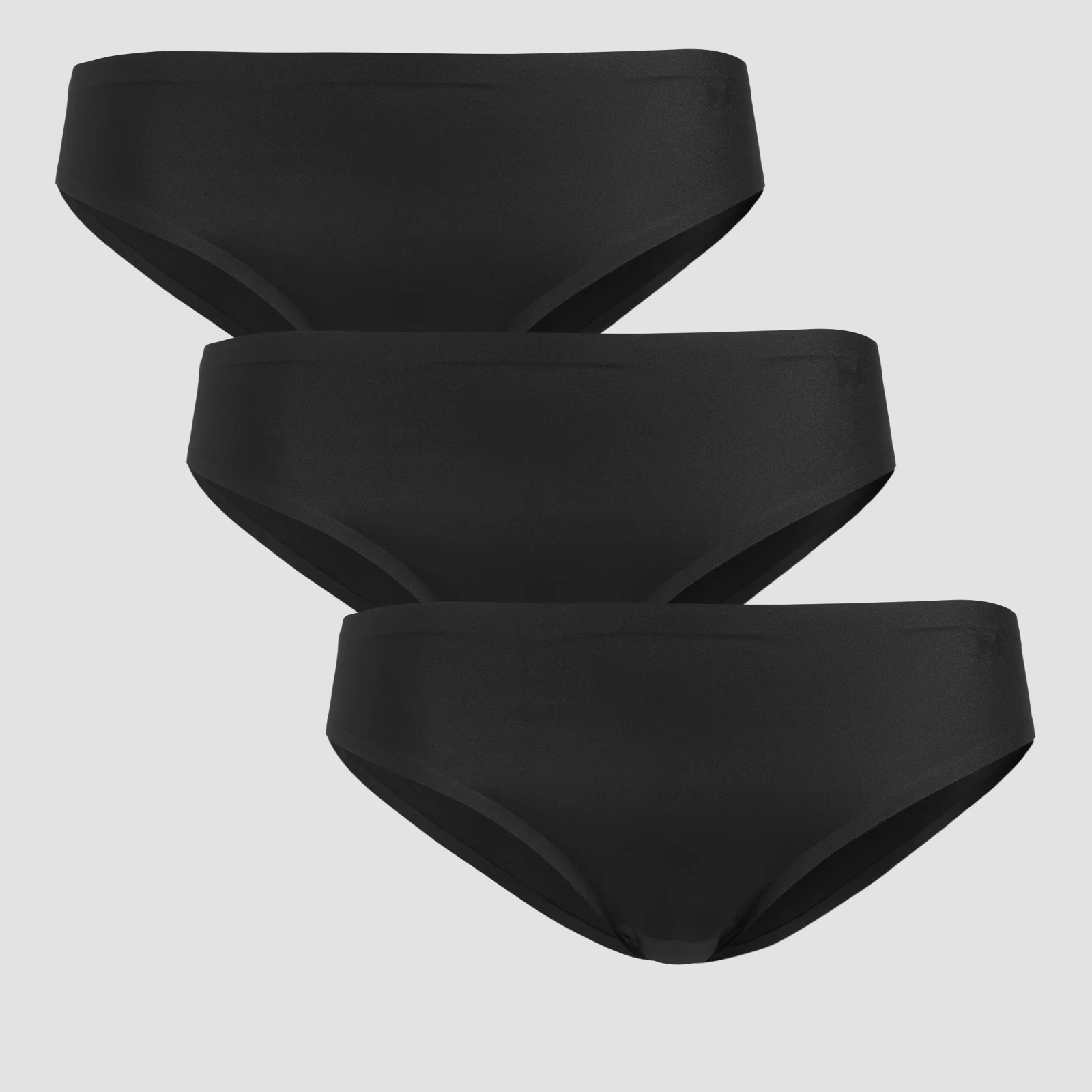 MP Women's Mid Rise No VPL Bikini Brief (3 Pack) - Black - XS Obrázok 1