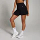 Dámska plisovaná šortková tenisová sukňa MP Tempo – čierna
