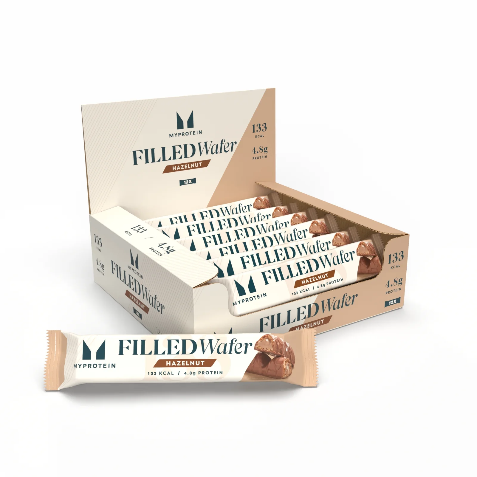 Plnená oblátka - 12x24g - Hazelnut Obrázok 1