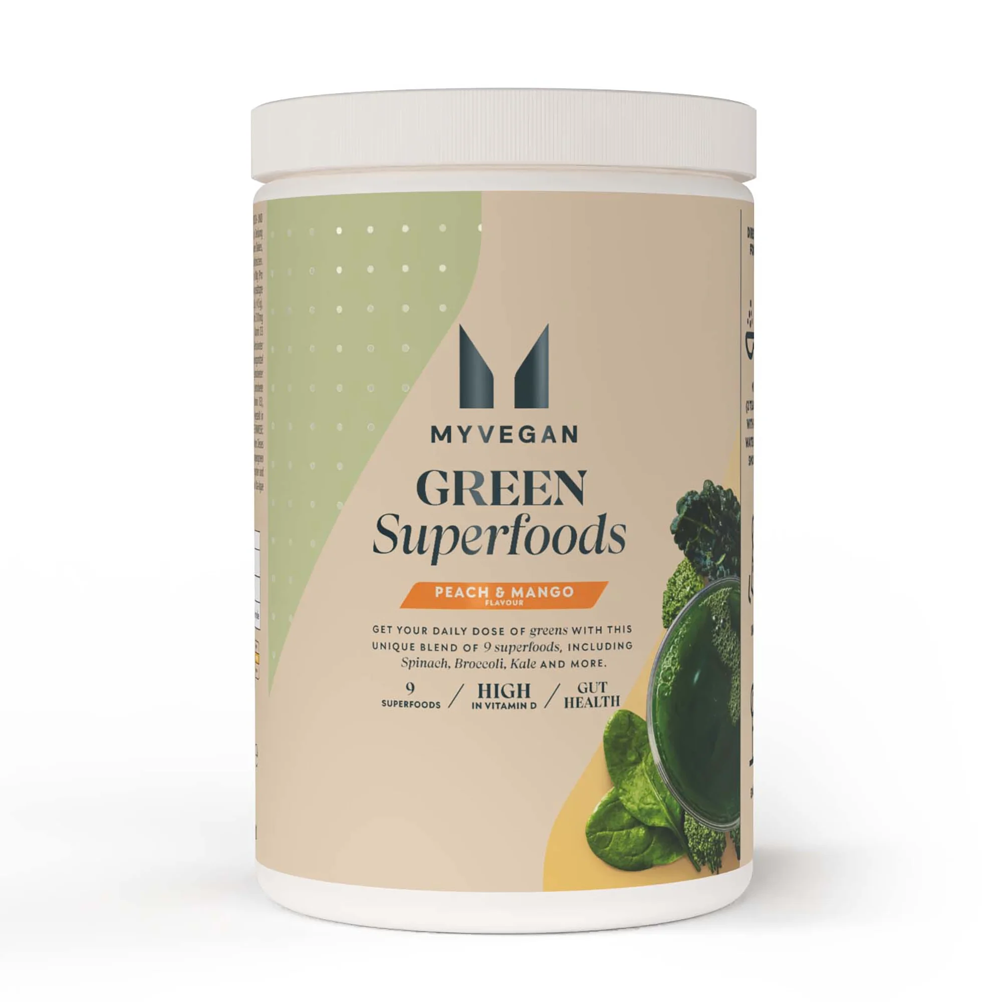 Zmes zelených superpotravín Green Superfoods - 50Porcií - Peach & Mango Obrázok 1