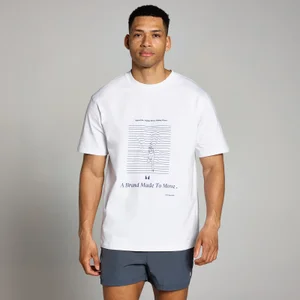 Plavecké tričko MP s grafickou potlačou – biele - Size S - M