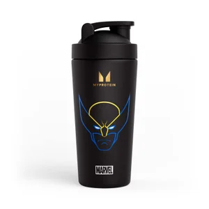 Recyklovaný kovový šejker Myprotein Wolverine – čierny - Option Wolverine