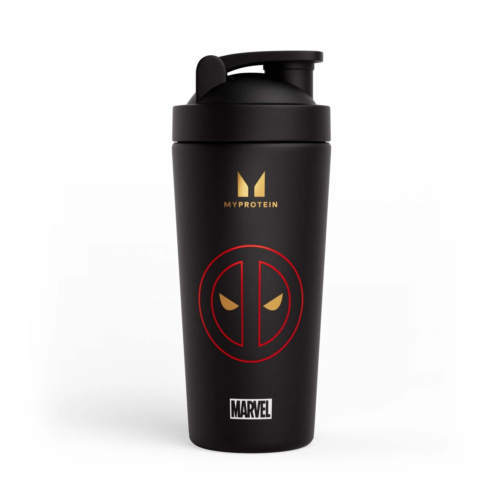 Myprotein Deadpool Metal Shaker - Black Obrázok 1