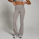 Dámske rozšírené legíny MP Tempo – svetlohnedé
