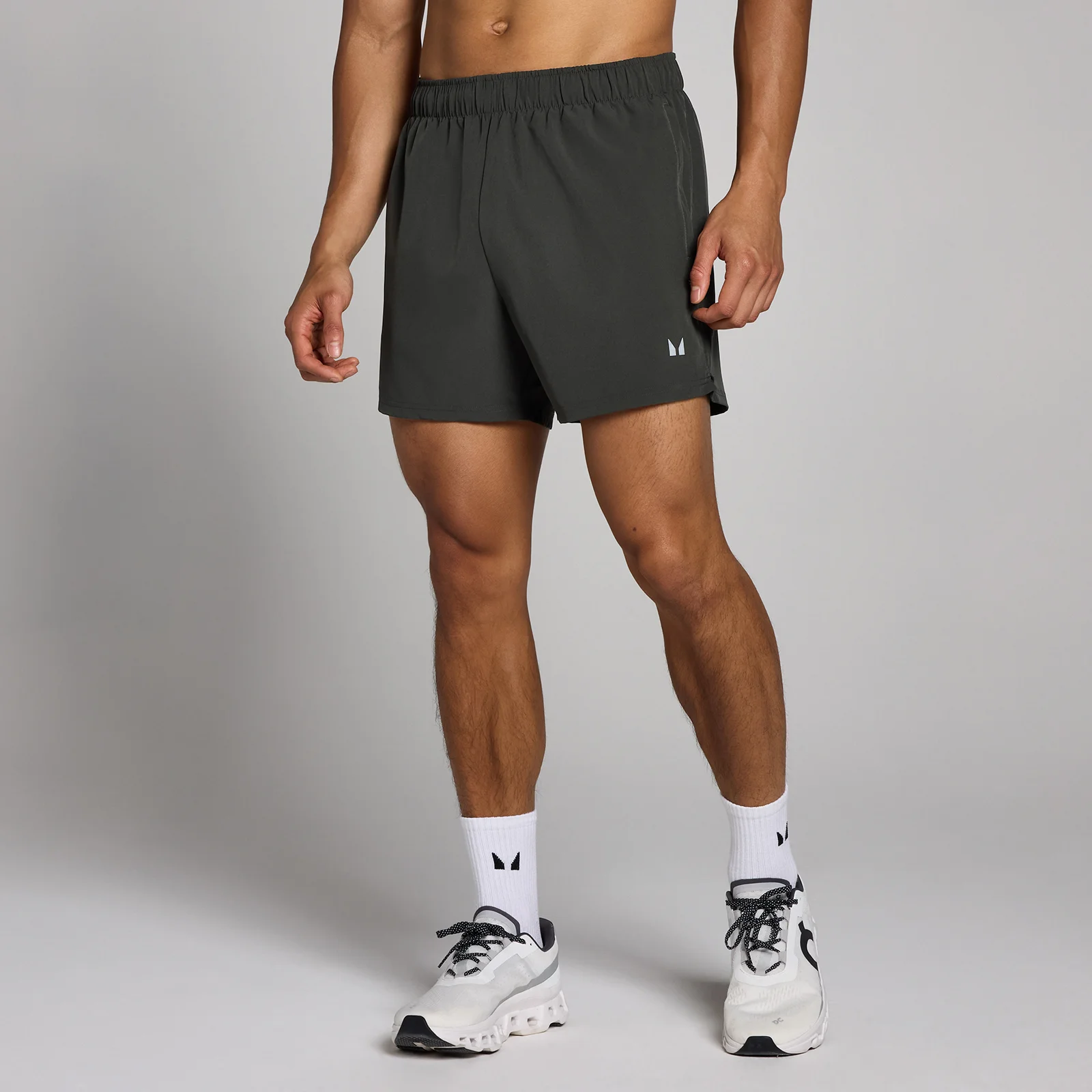 Pánske kraťasy MP Tempo s 13 cm dlhým vnútorným švom – sprané čierne - XS Obrázok 1