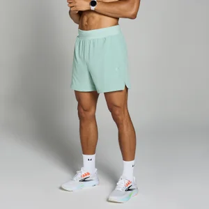 Pánske kraťasy MP Velocity s 13 cm dlhým vnútorným švom – sivobiele - Size XS