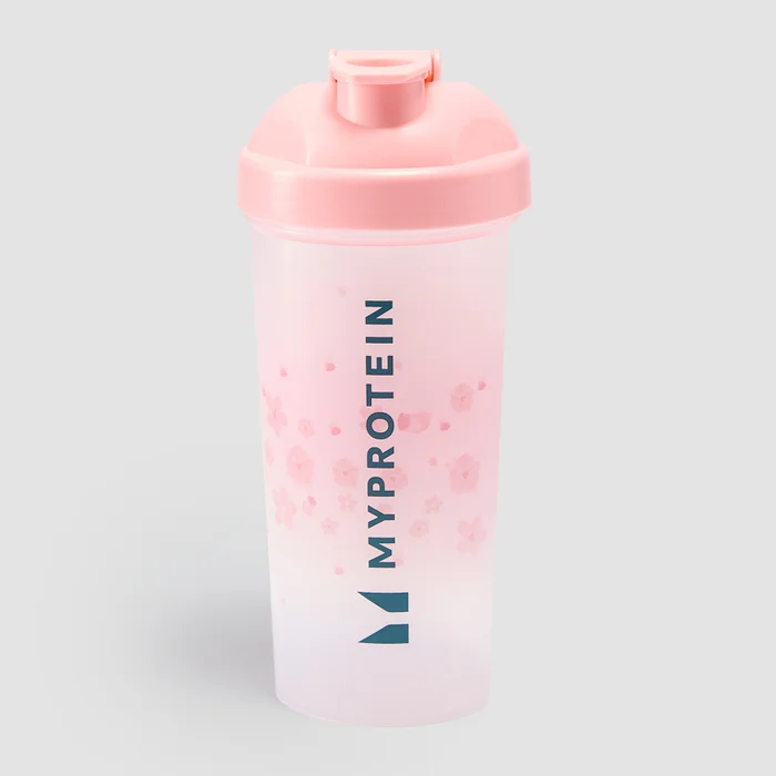 Plastový šejker Myprotein Cherry Blossom – ružový