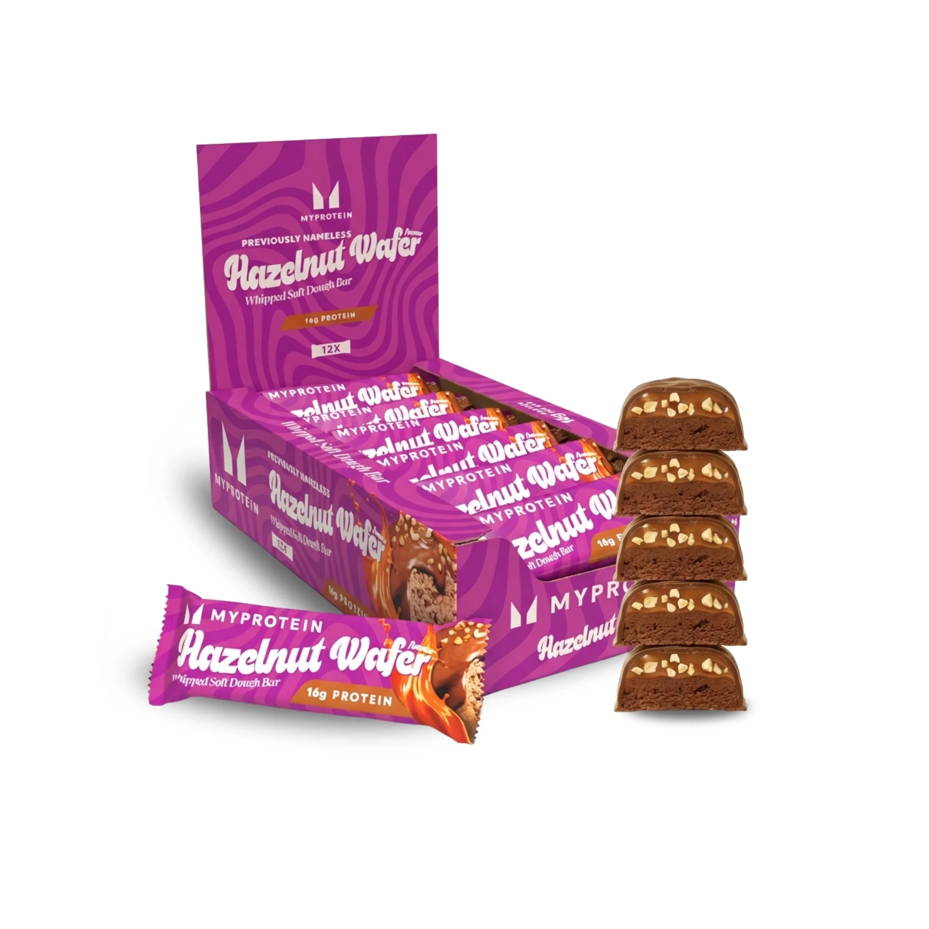Myprotein tyčinka - 12Bars - Hazelnut Wafer Obrázok 1