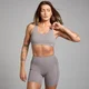 Dámska nastaviteľná podprsenka MP Active v cross-back strihu – sivomodrá