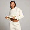 Dámska oversize kapucňová mikina MP Basics – smotanovobiela