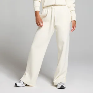 Dámske jogger nohavice MP Basics s rovným strihom – smotanovobiele - Size XL