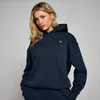 Dámska oversize kapucňová mikina MP Basics – sýtomodrá
