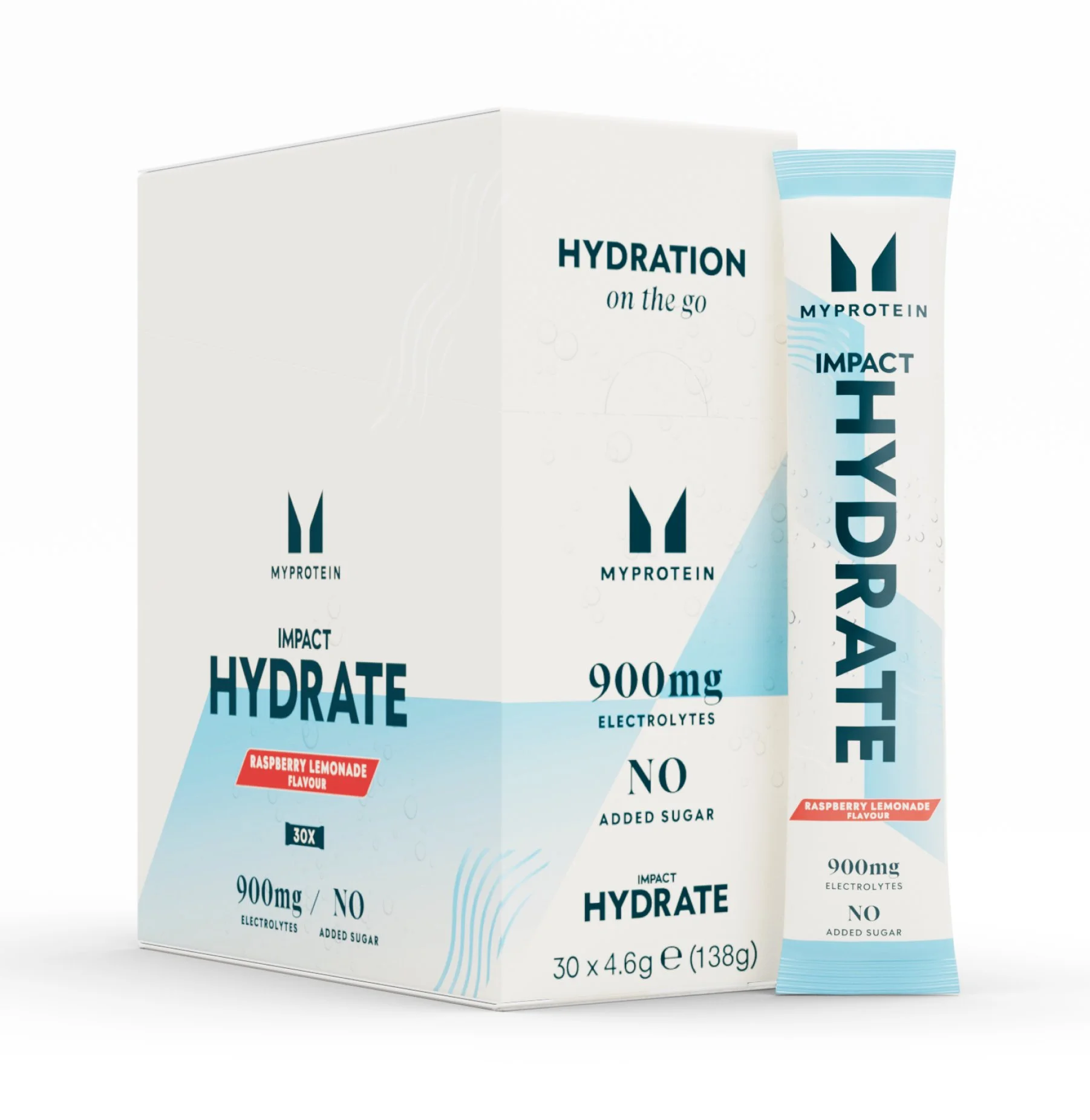 Zmes Impact Hydrate | Jednoporciové balenia - 4.6g x 30Porcií - Raspberry Lemonade Obrázok 1