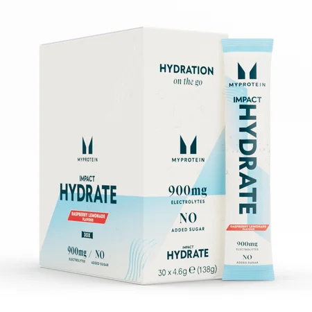 Zmes Impact Hydrate | Jednoporciové balenia - 4.6g x 30Porcií - Raspberry Lemonade