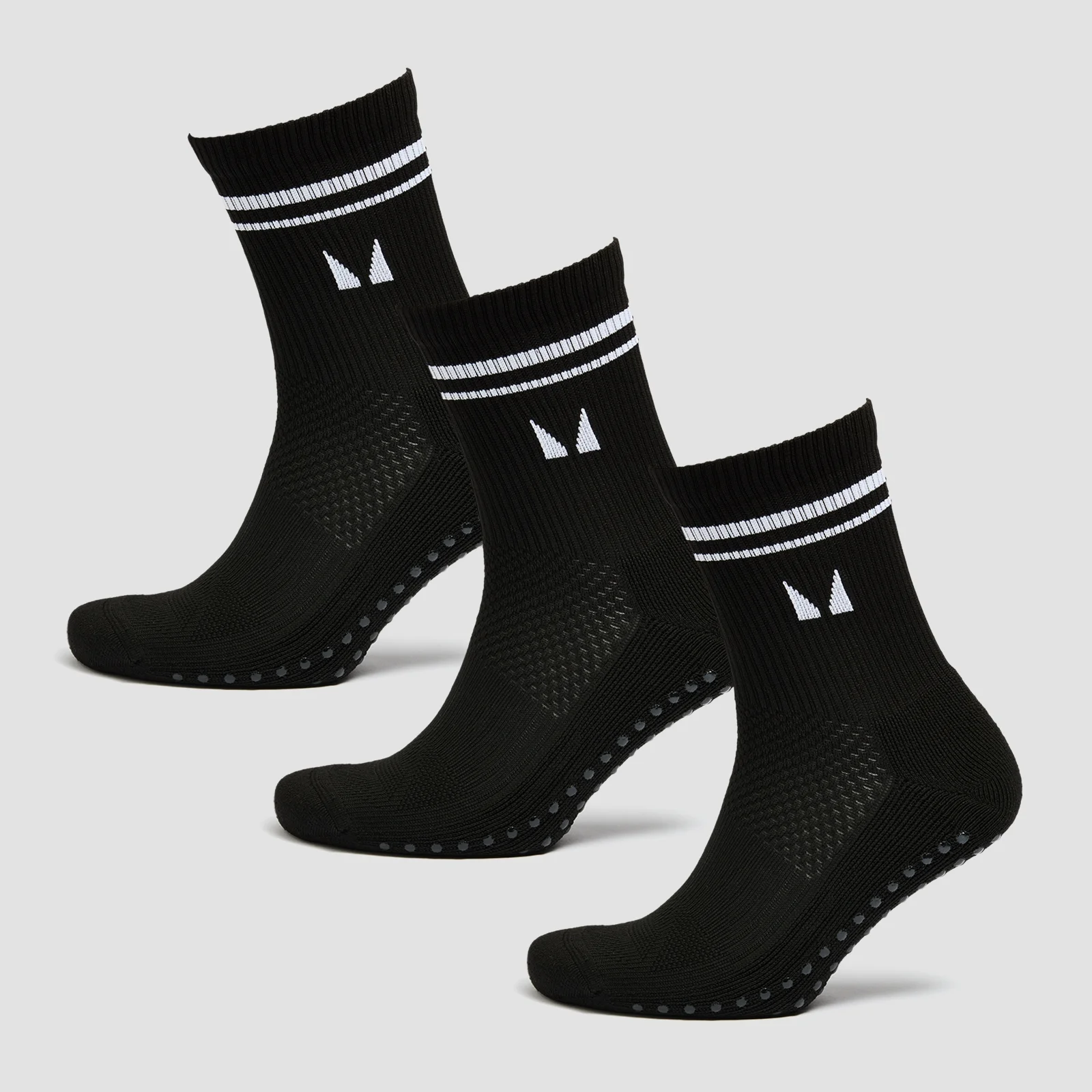 Ponožky MP Pilates (3-balenie) – čierne - UK 2-5 Obrázok 1