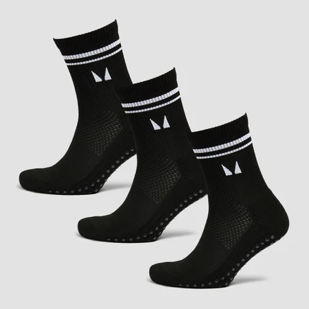 Ponožky MP Pilates (3-balenie) – čierne
